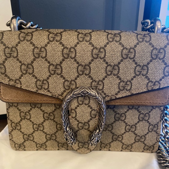 GG Supreme Monogram Mini Dionysus Shoulder Bag AUTHENTIC - Picture 3 of 15